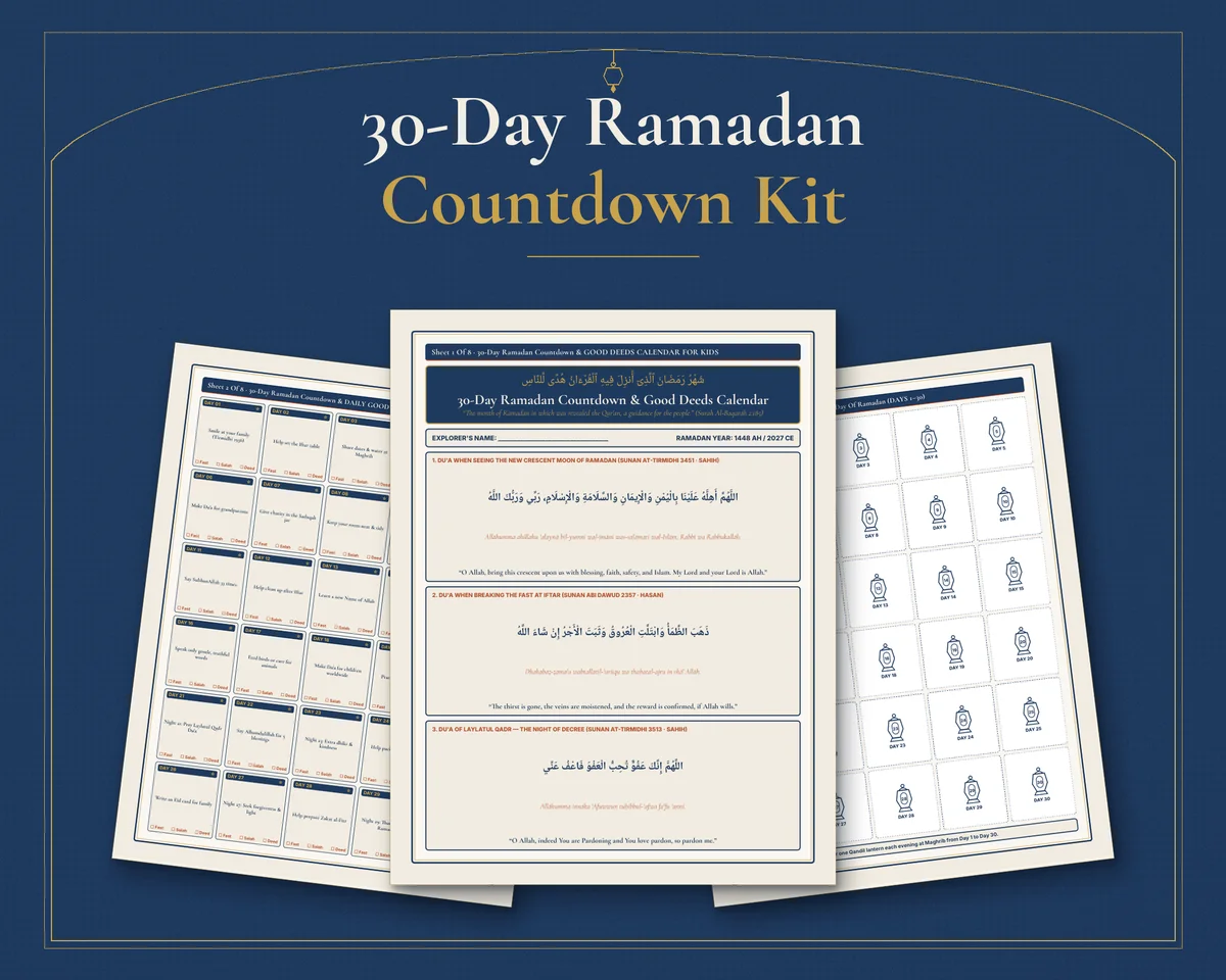 30-Day Ramadan Countdown
