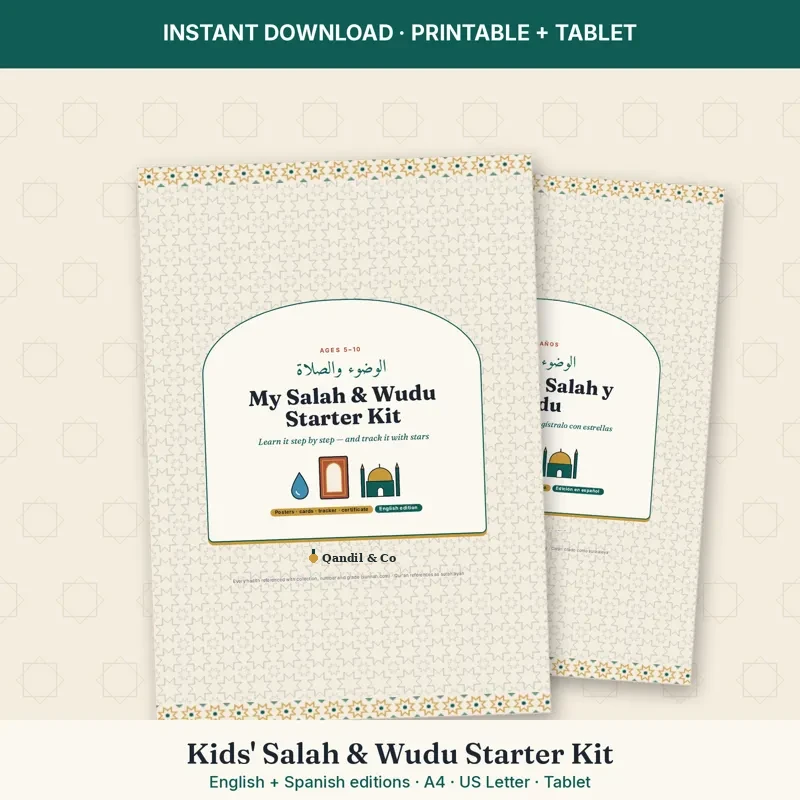 Kids Salah Tracker Kit printable PDF